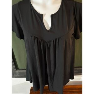 White birch black blouse - size medium